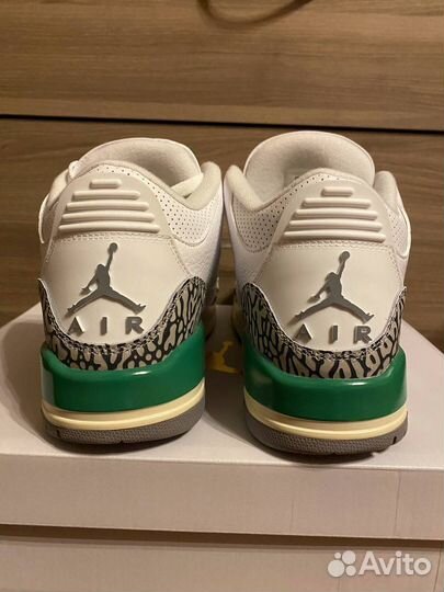 Кроссовки Nike air Jordan 3 retro lucky green