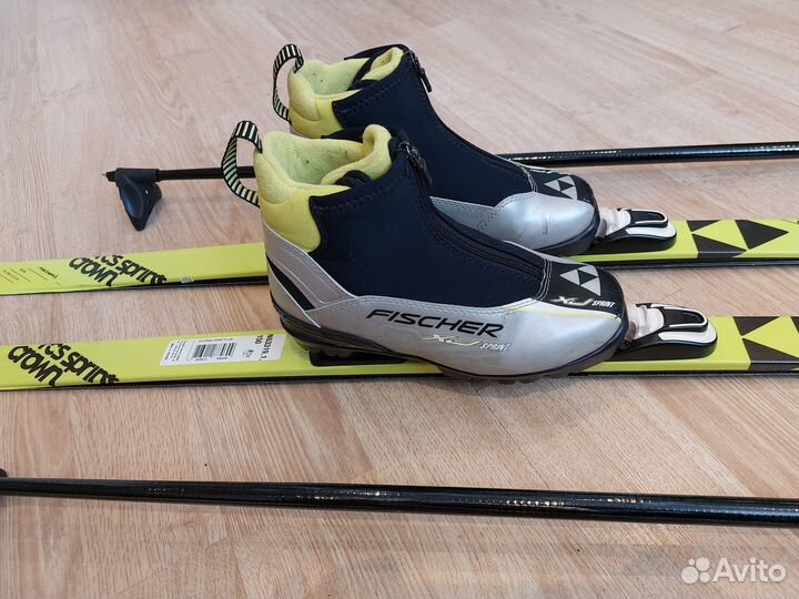 Лыжный комплект Fisher 150см, 37размер