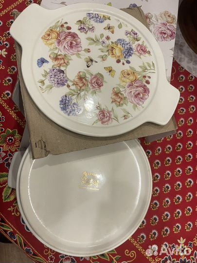 Салатник с крышкой garden Фарфор, Lenardi, 20см