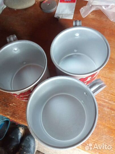 Кружки алюминиевые