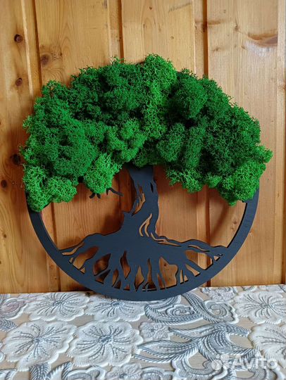 Дерево жизнь из стабилизированный мох