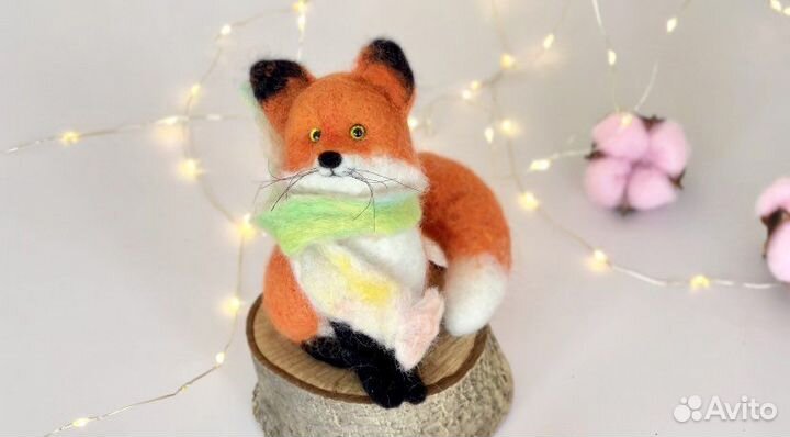 Мягкая игрушка лиса из сказки в подарок