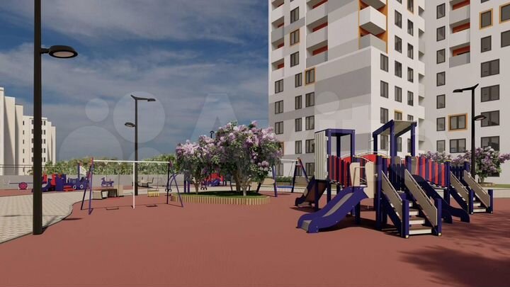 2-к. квартира, 62,1 м², 18/23 эт.