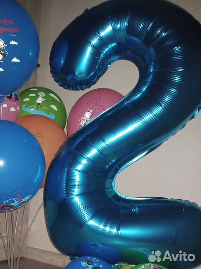 Шарик в виде цифры 2
