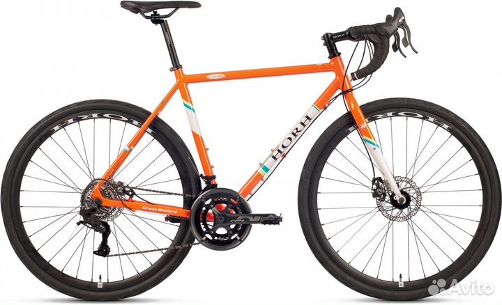 Велосипед horh record cross (2023) Orange Kra533