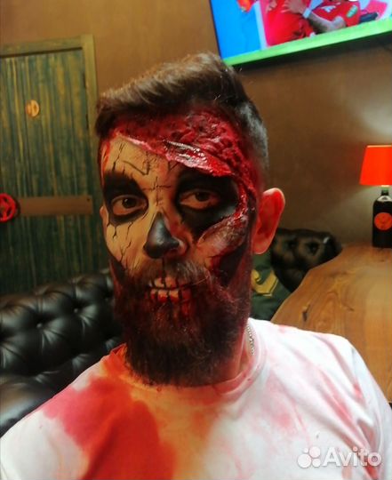 Проф аквагрим на Хэллоуин