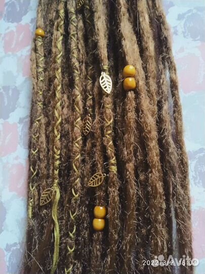 Дреды новые (удлинение для натуральных дре