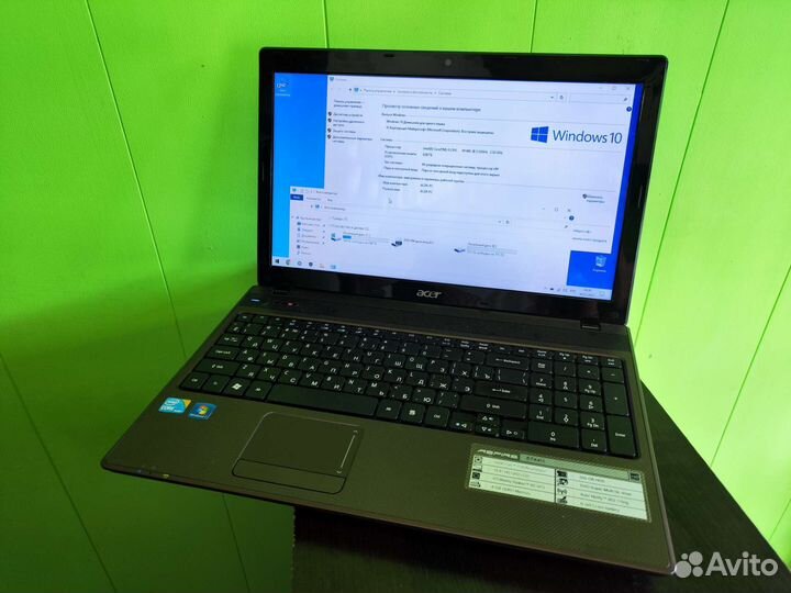 Ноутбук acer для работы учебы i5/4gb/1tb