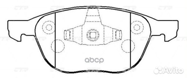 CKF-14 Колодки тормозные дисковые перед G