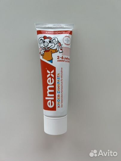 Новая зубная паста elmex 2-6 лет