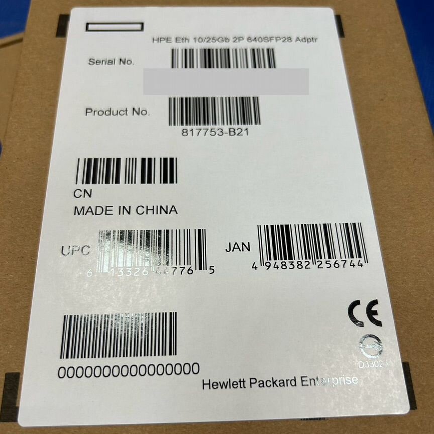 [817753-B21] Сетевая Карта Hp840140-001 G10