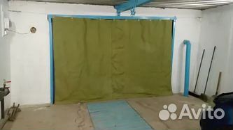 Шторы гаражные, шторы брезентовые