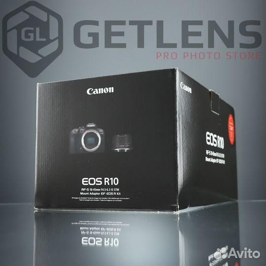 Canon EOS R10 Kit RF-S 18-45mm IS STM +Adapter