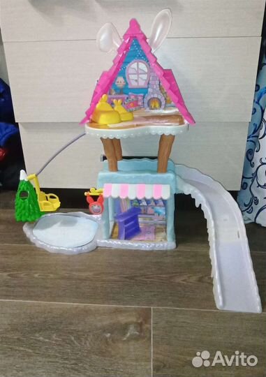 Enchantimals домик зимнее шале зайки