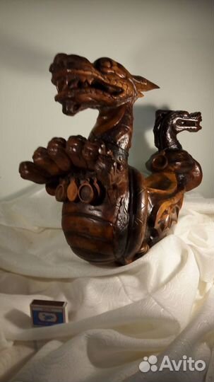 Дракон из массива липы