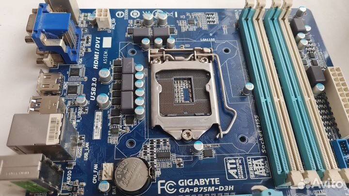 Gigabyte GA-B75M-D3H(R1.0) сокет LGA1155
