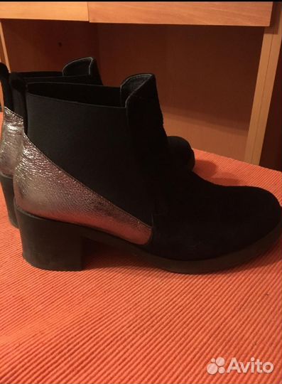 Ботильоны натуральная кожа 42 размер 28 см