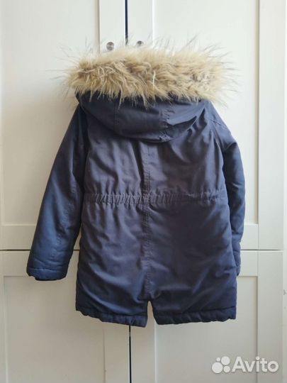 Утеплённая парка для девочки 122 H&M