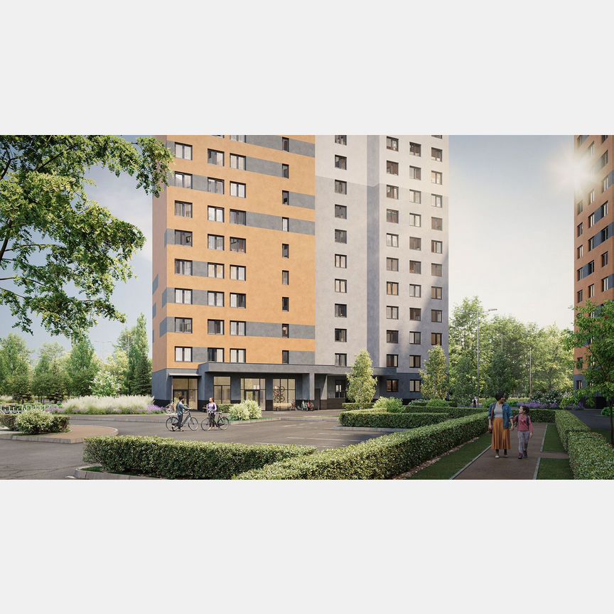 2-к. квартира, 58,8 м², 2/24 эт.