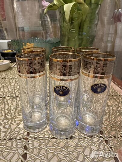 Стопки чешское стекло Bohemia Чехия