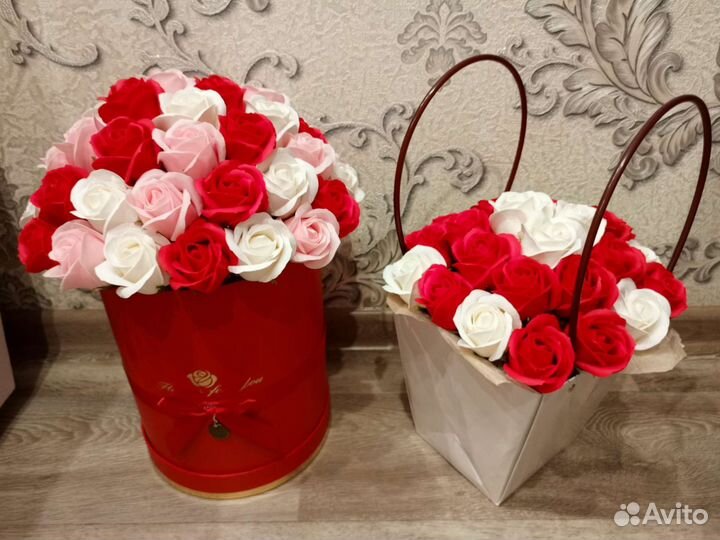 Мыльные розы, букеты, подарки, 8 марта