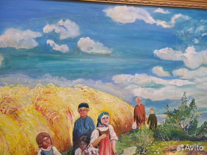 Картина Поле, художник Селиверстов 2011 год