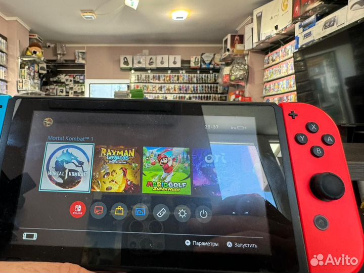 Nintendo Switch + 128 GB флешка бу прошитый