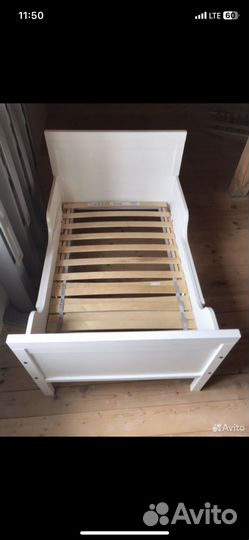 Детская кровать IKEA с матрасом