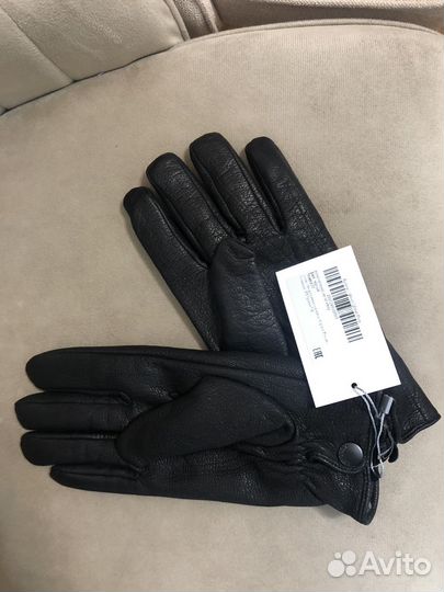 Перчатки мужские зимние кожа