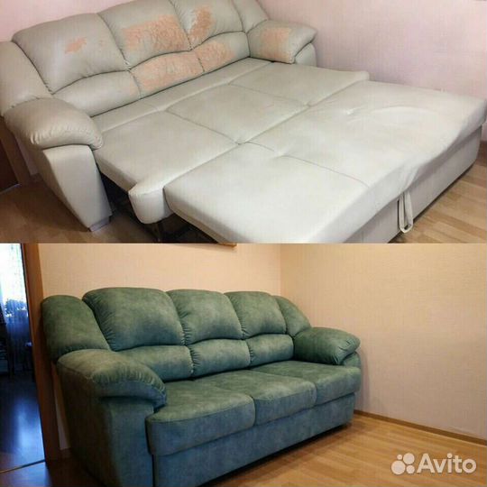 Перетяжка мягкой мебели