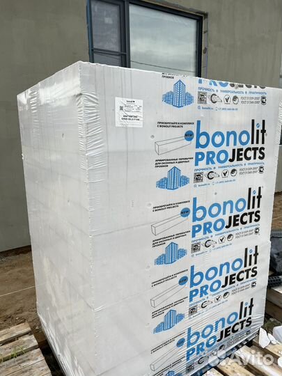 Пеноблоки газоблоки Бонолит