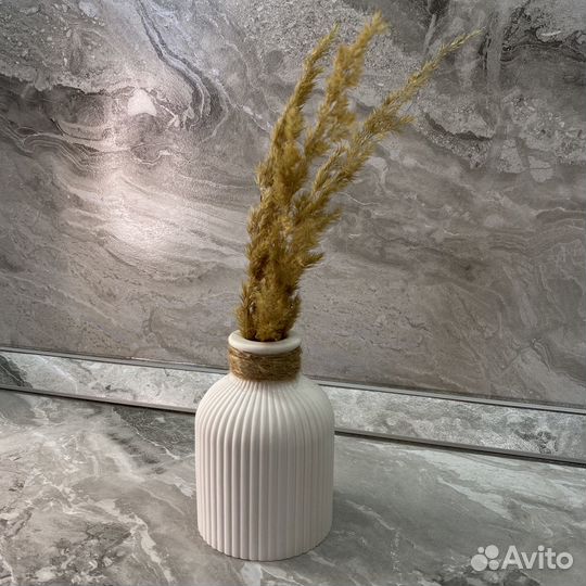 Ваза и поднос из гипса