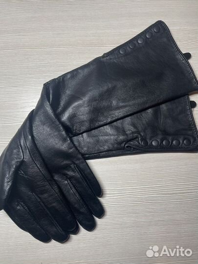 Перчатки кожаные