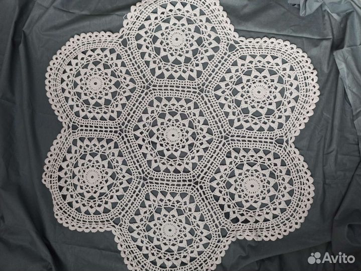 Салфетка крючком. Ручная работа. СССР