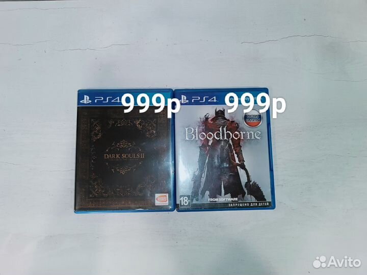 Диски на PS4 Dark souls, Bloodborne