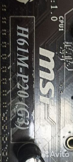 Материнская плата с процессором Msi