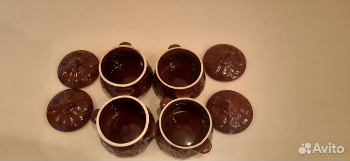 Глиняные горшочки для запекания