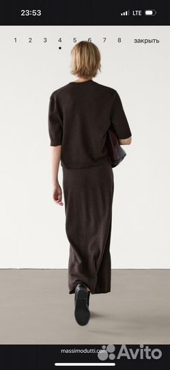 Massimo dutti юбка шерсть