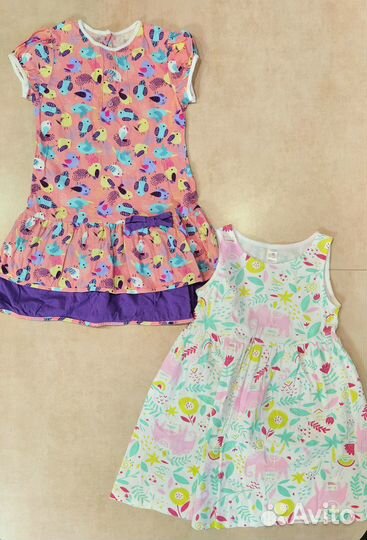 Пакет одежды на девочку (р. 128, 134)