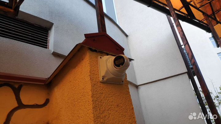 Установка камер видеонаблюдения