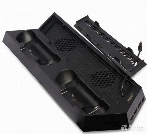 PS4 Slim/Pro Вертикальная зарядная станция Dobe
