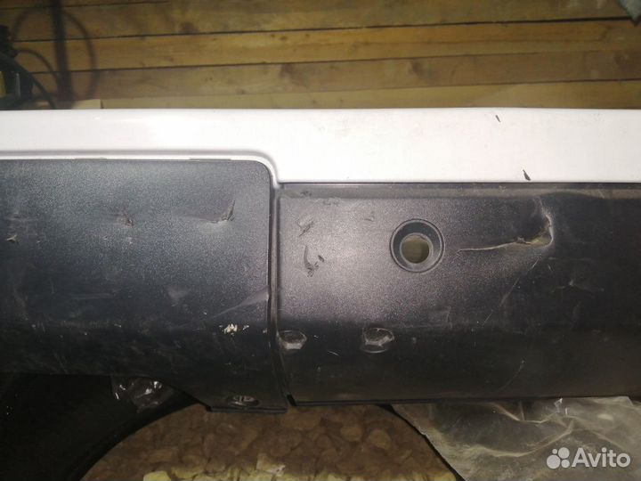 Бампер задний ланд ровер дискавери 4