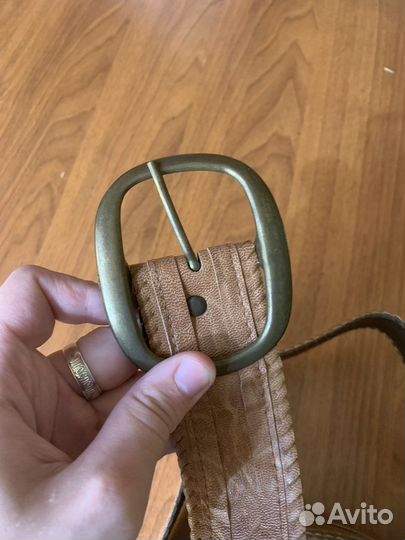 Мужской кожаный ремень