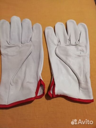 Перчатки кожаные