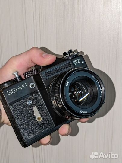 Плёночный фотоаппарат zenit ET и helios 44m4