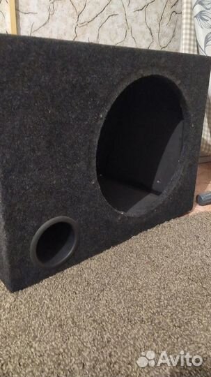 Короб для сабвуфера 12 на трубе