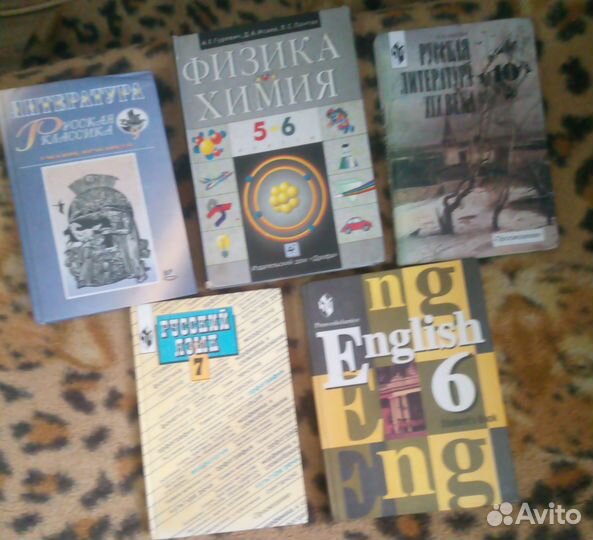 Школьные учебники и рабочие тетради