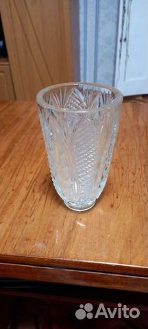 Ваза для цветов хрустальная