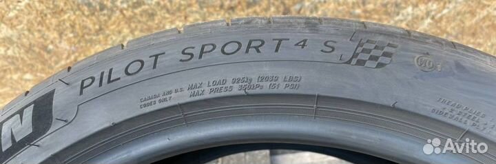 Michelin Pilot Sport 4 S Acoustic 295/35 R20