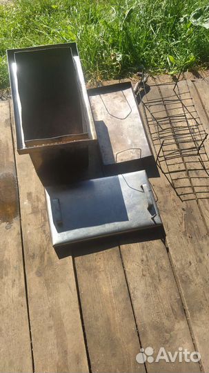 Коптильня горячего копчения из нержавейки